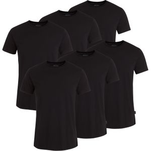 Jockey American-Shirt "AMERICAN T-SHIRT", (6er Pack), Flache Nähte, Relax Fit, Single-Jersey