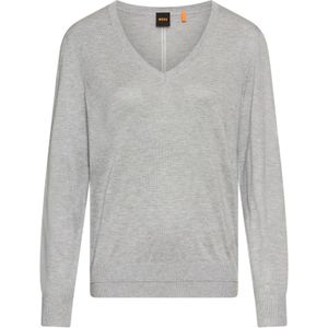 BOSS ORANGE Strickpullover "Fiaffella Premium Damenmode", mit Ajouré-Detail hinten