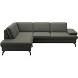 sit&more Ecksofa "Morris L-Form, inkl. Sitztiefenverstellung", wahlweise mit Armteilverstellung, Bettfunktion & Bettkasten