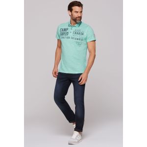 CAMP DAVID Poloshirt, kurzarm, mit Print und Stickereien