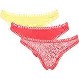 sloggi Slip "GO Crush String C3P", (3er Pack), Spitzendetails