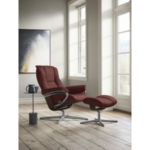 Stressless Relaxsessel "Mayfair", mit Cross Base, Größe S, M & L, Holzakzent Braun
