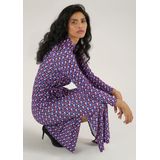 Aniston SELECTED Maxikleid, (mit abnehmbarem Bindeband), mit Seitenschlitzen