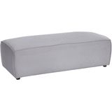 Home affaire Hocker "NEU: SHERWOOD XXL, Polsterhocker, Cord, Webstoff", rechteckig, bequemer Sitzkomfort, 130/60/44 cm, Krokodilverbinder