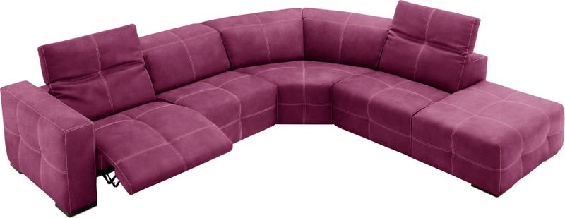 Egoitaliano Ecksofa "Sauvanne", wahlweise mit elektrischer Relaxfunktion, Kopfteilverstellung