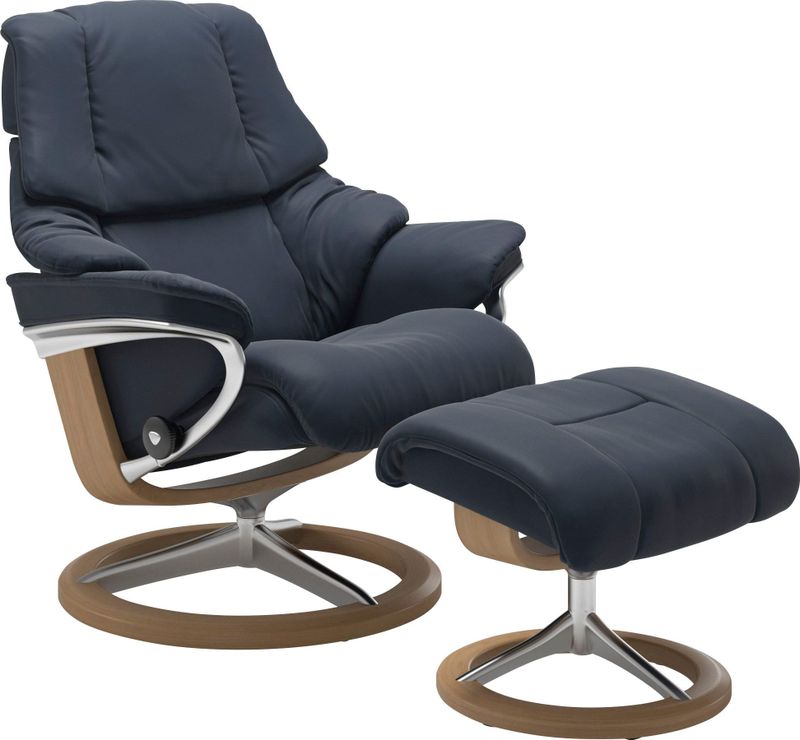 Stressless Relaxsessel "Reno", mit Signature Base, Größe S, M & L, Gestell Eiche