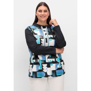 Sheego Sweatshirt "Große Größen", mit Stehkragen und Grafikprint