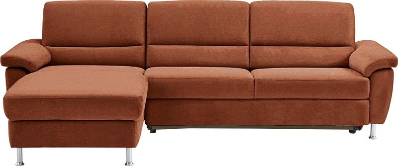 CALIZZA INTERIORS Ecksofa "Onyx L-Form", Recamiere links oder rechts, wahlweise mit Bettfunktion, Breite 270 cm