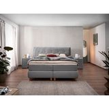 alina Boxspringbett "Luella", ADA trendline Boxspringbett, inkl. Matratze und Viscoschaum-Topper