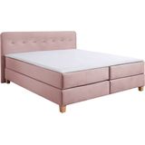 Home affaire Boxspringbett "Fargo", in Überlänge 220 cm, mit Topper, 3 Ausführungen, 4, Breiten