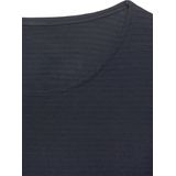 LASCANA Langarmshirt "mit Streifenstruktur", aus weicher Baumwoll-Qualität