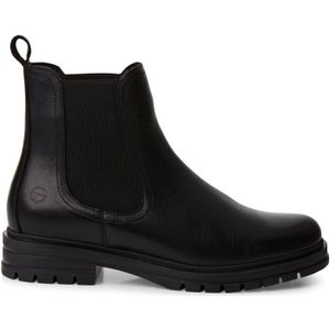 Tamaris Chelseaboots, Blockabsatz, Businessschuh, Schlupfboots, Stiefelette, Logoprägung