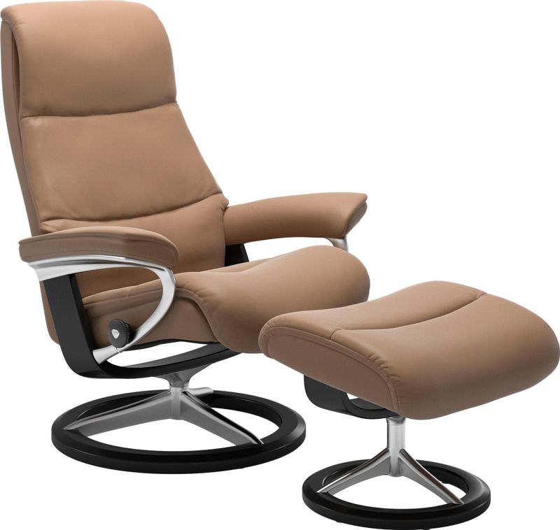 Stressless Relaxsessel "View", mit Signature Base, Größe S,Gestell Schwarz