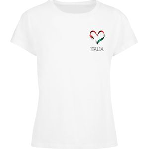 Merchcode T-Shirt "Merchcode Ladies Merchcode Football - Italy T-shirt", (1 tlg.)