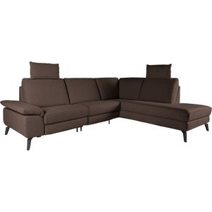 alina Ecksofa, inkl. Kopfstützen, wahlweise mit Relaxfunktion, Breite: 267 cm