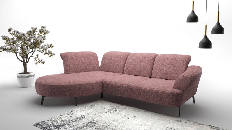 sit&more Ecksofa "Dance", inkl.System Click&Seat und Sitztiefenverstellung