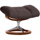 Stressless Hocker "Ruby", mit Signature Base, Gestell Eiche, Wenge, Braun & Schwarz