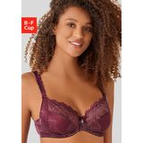 Nuance Bügel-BH, aus floraler Spitze mit verzierten Trägern, Dessous