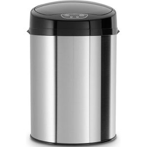 ECHTWERK Mülleimer "INOX BRUSHED", 1 Behälter, Infrarot-Sensor, Korpus aus Edelstahl, Fassungsvermögen 9 Liter