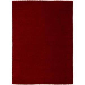 carpetfine Wollteppich "Gabbeh Lola Uni", rechteckig, 14 mm Höhe, mit natürlichem Pflanzenmaterial von Hand gewebt, auch in Rund