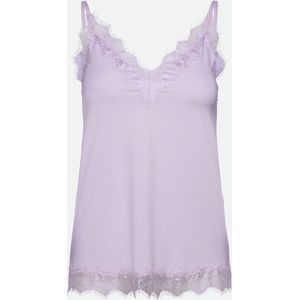 rosemunde Unterhemd "Billie Strap Top", wunderschöner Vintage-Spitzenbesatz an Ausschnitt und Saum