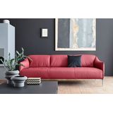 W.SCHILLIG 3-Sitzer "sally", mit Metallfüßen in Chrom glänzend, Breite 224 cm