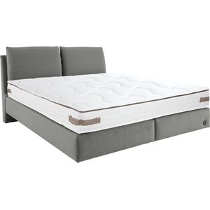 Birkenstock Boxspringbett "Linz", mit Kopfteil in Kissenoptik