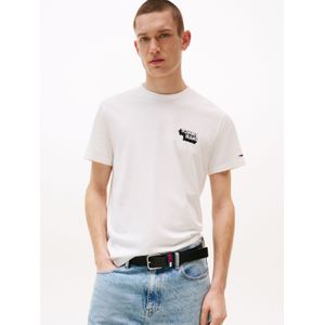 Tommy Jeans T-Shirt "TJM SLIM STACK LOGO TEE EXT", Mit Rundhalsausschnitt