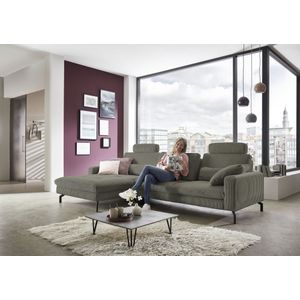 Die PlanBar Ecksofa "MP-IN20110 L-Form mit Kaltschaum-Polsterung", optional mit Funktionen erhältlich