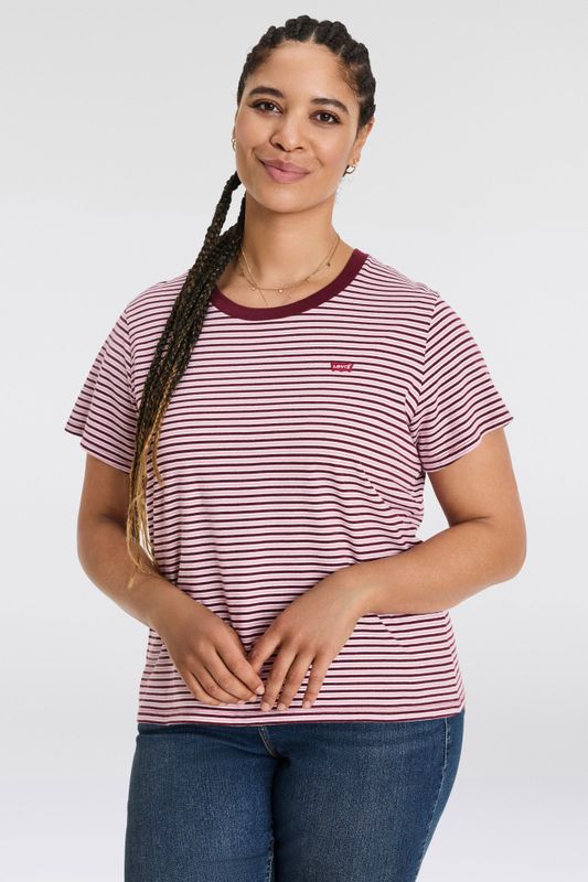 Levis Plus T-Shirt "PL THE PERFECT", im Streifendesign