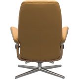 Stressless Relaxsessel "Consul", (Set, Relaxsessel mit Hocker), mit Hocker, mit Cross Base, Größe S, M & L, Holzakzent Eiche