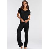 Bruno Banani Pyjama, (2 tlg.), mit schönen Spitzendetails