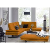 W.SCHILLIG Ecksofa "broadway, Designsofa, toller Sitzkomfort, zeitlos, elegant, L-Form", Sitztiefenverstellung, Kopfteil- & Seitenteilverstellung, Breite 284cm