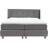 alina Boxspringbett "Luella", ADA trendline Boxspringbett, inkl. Matratze und Viscoschaum-Topper