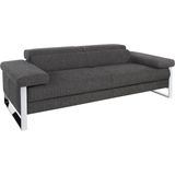W.SCHILLIG 2-Sitzer "finn", German Design Award 2016, Fußgestell Chrom glänzend, Breite 230 cm