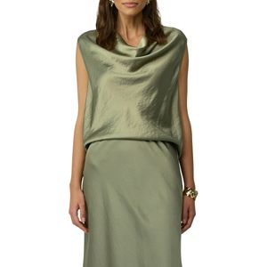 s.Oliver BLACK LABEL Shirttop, mit Wasserfall-Kragen
