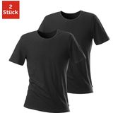 H.I.S T-Shirt, (2er-Pack), mit Rundhalsausschnitt perfekt als Unterziehshirt
