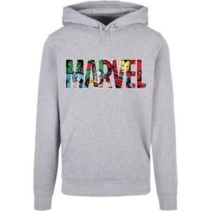 ABSOLUTE CULT Kapuzensweatshirt "ABSOLUTE CULT Herren Marvel Logo Character Infill Hoody", (1 tlg.)
