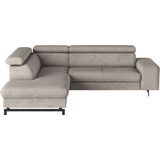 COTTA Ecksofa "Emma L-Form", Verstellbare Kopfstützen, optional mit Schlaffunktion und Bettkasten