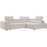 exxpo - sofa fashion Ecksofa "VITTORIO", inkl. Kopfteil- und Sitztiefenverstellung, wahlweise mit Bettfunktion