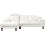 Egoitaliano Ecksofa "Shakira, Design und super Sitzkomfort auf hohem Niveau, tolle Details", mit Recamiere, L-Form, edle Füße