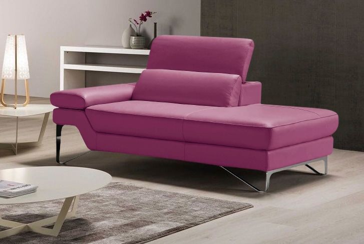 Egoitaliano Ottomane "Princess, elegantes Designsofa mit erstklassigem Sitzkomfort,", inkl. verstellbarem Kopfteil und edle Designmetallfüße