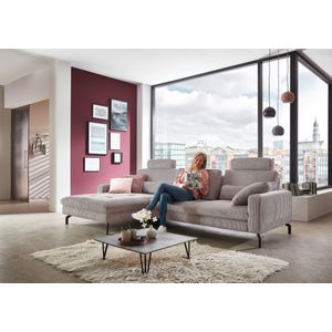 Die PlanBar Ecksofa "MP-IN20110 L-Form mit Kaltschaum-Polsterung", optional mit Funktionen erhältlich