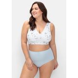 Sheego Bügelloser BH "Große Größen", in Bustier-Form, mit Blumenmuster