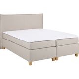 Home affaire Boxspringbett "Houssay", inkl. Topper, 5 Breiten, 2 Härtegraden auch in Überlänge 220 cm