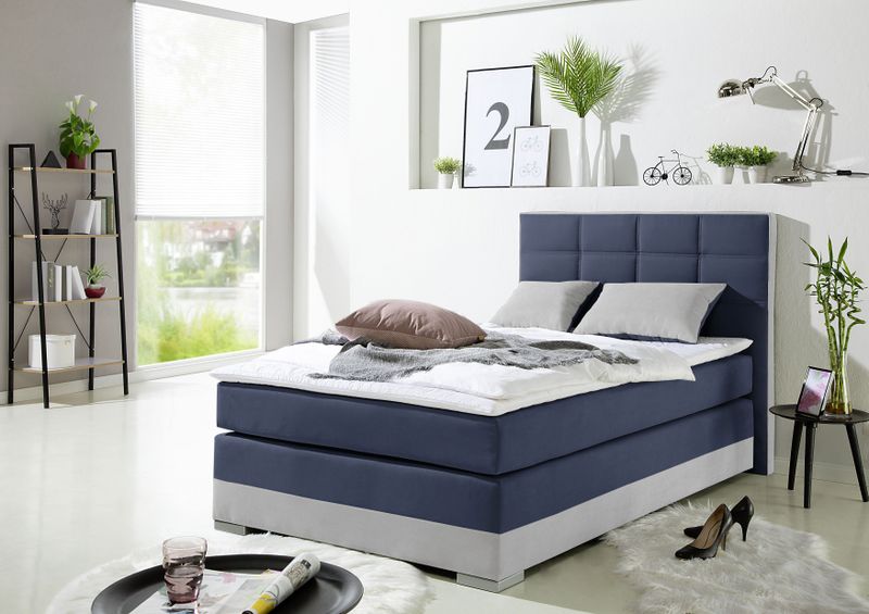 INOSIGN Boxspringbett, inklusive Topper und Wendekissen