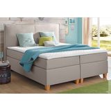 Home affaire Boxspringbett "Houssay", inkl. Topper, 5 Breiten, 2 Härtegraden auch in Überlänge 220 cm