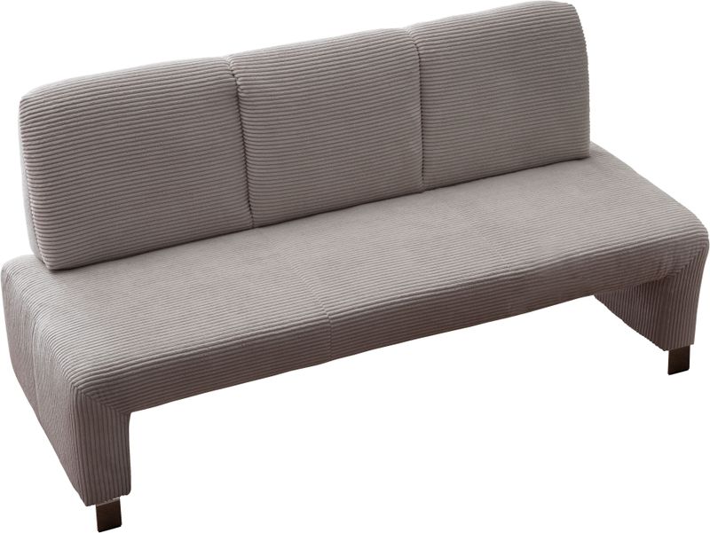 exxpo - sofa fashion Polsterbank "Intenso, Sitzbank, Breite 182 cm, wahlweise in Leder oder Textil", hohe Bodenfreiheit, frei im Raum stellbar, hoher Sitzkomfort