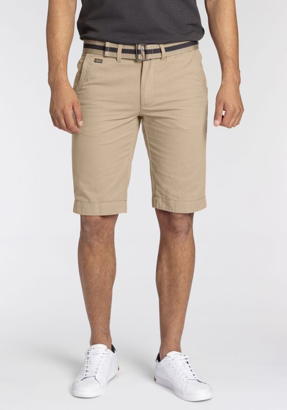 Bruno Banani Chinoshorts, inklusive Gürtel