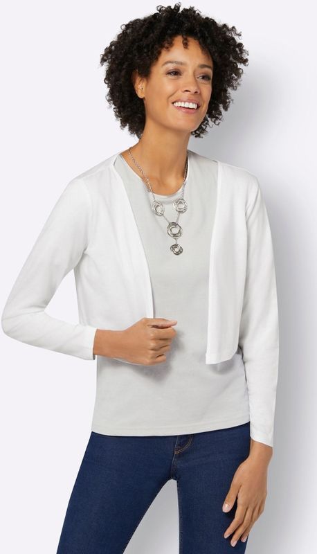 Casual Looks Shirtjacke "Shirtbolero", (1 tlg.)